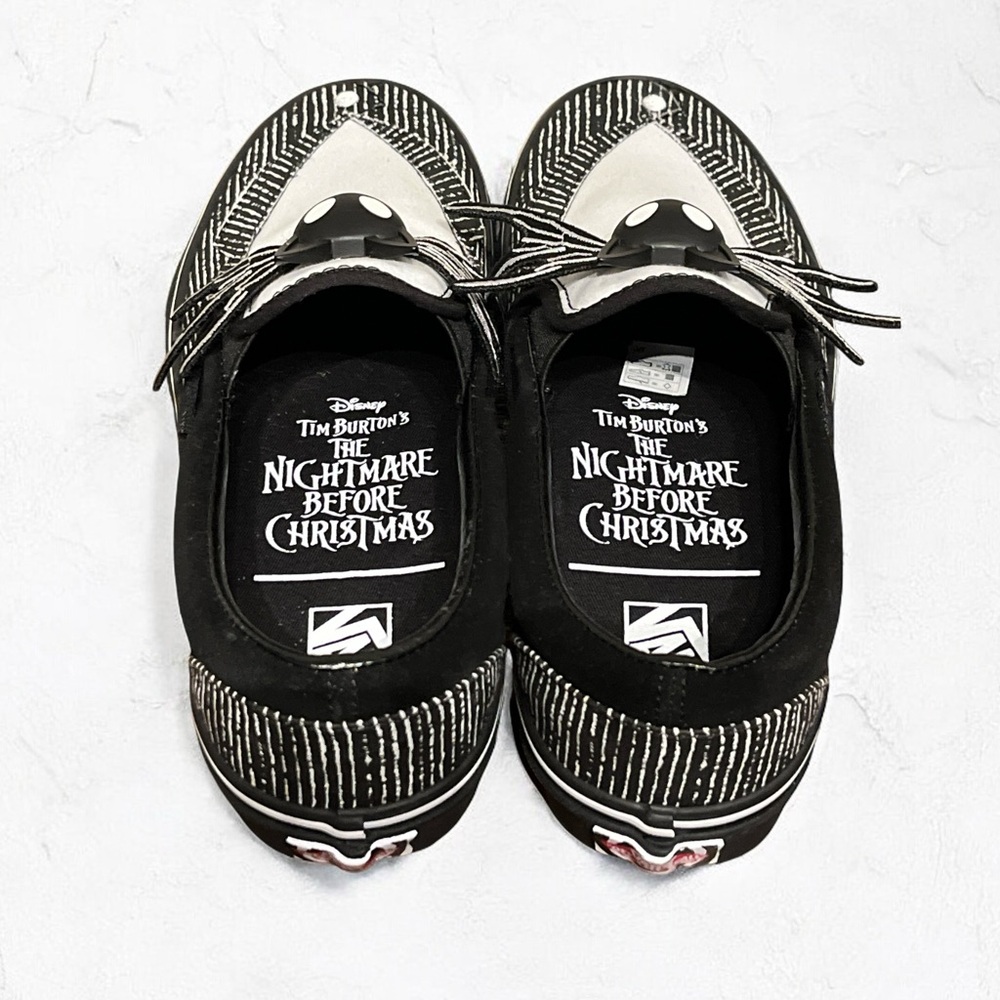 NWT Nightmare Before Christmas Jack Skellington Vans Slip On Womens Size 7 - Picture 4 of 8